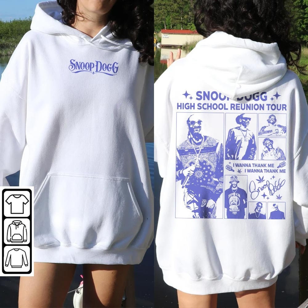 Snoop Dogg High School Reunion Tour 2023 Double Sided Hoodie