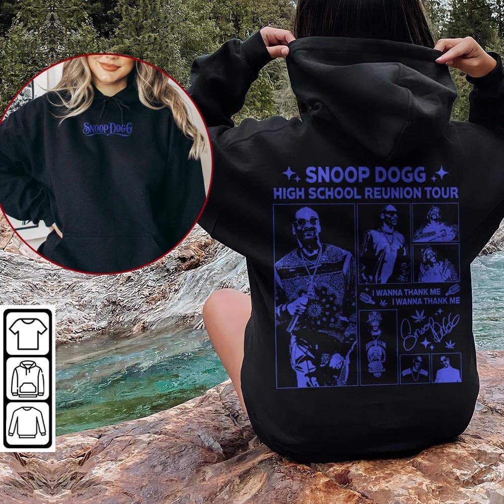 Snoop Dogg High School Reunion Tour 2023 Double Sided Hoodie
