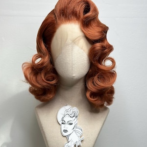 Classy 40s History Wig copper