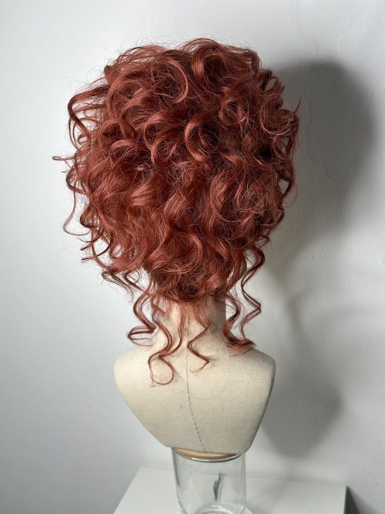 Messy Dark Copper Updo - Etsy