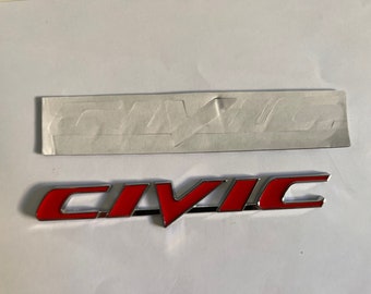 Honda Civic Emblem 3D Metall