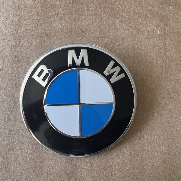 BMW  Emblem Motorhaube Heckklappe Kofferraum 82mm Neu