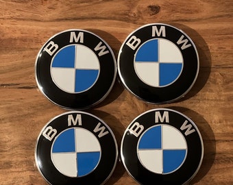 4X BMW 68 mm rim caps hub caps new