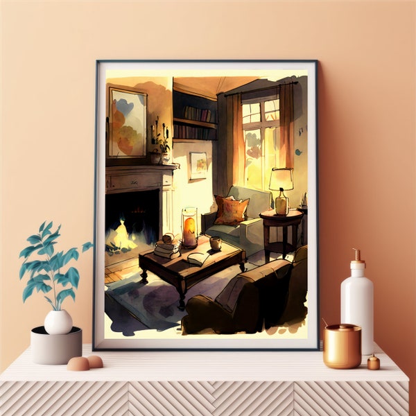 Living Room Art Etsy