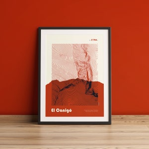 Canigou Poster - Canigó - Geschenk / Berg / Wandern / Pyrenäen / Reiseposter / Vintage Poster / Wandkunst / Dekoration / Pyrenäen