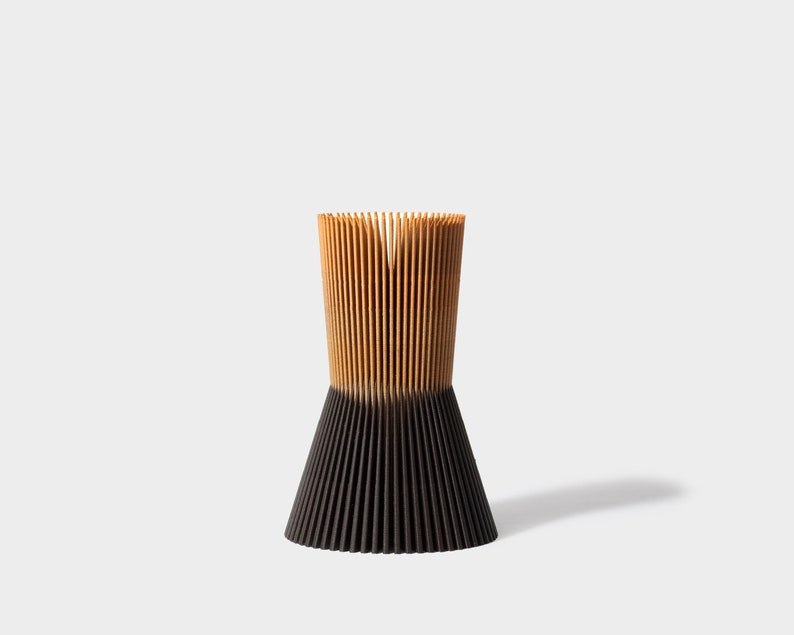 HOKI Two Tone Minimalist Japandi Vase for Dried Flower, Perfect Gift