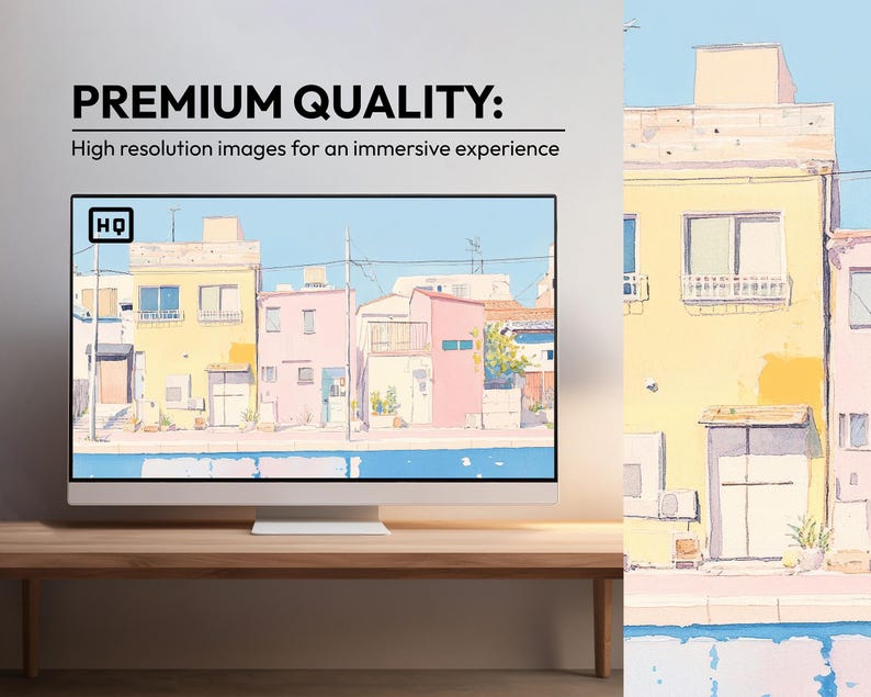 Frame TV Art Set of Vintage Travel Samsung Gallery Wall Art Maximalist