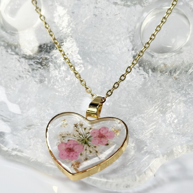 PINK FLORAL HARMONY NECKLACE