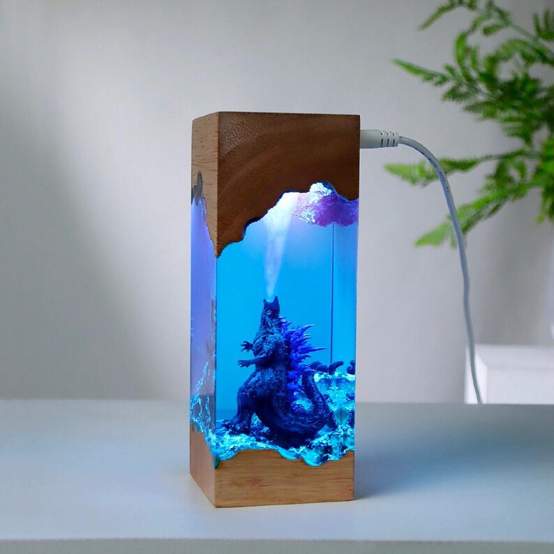 Handmade Diorama Monster Lamp, the New Em.pire, Land Inside the Earth