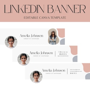 Banner de LinkedIn, fondo de LinkedIn, encabezado de LinkedIn bohemio, marca personal, plantilla de Canva para LinkedIn, encabezado de LinkedIn en tonos pastel