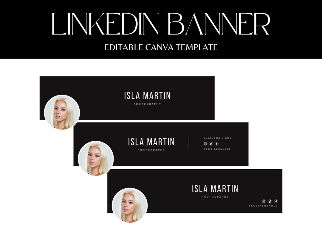 Linkedin Banner, Black Linkedin Background, Linkedin Header, Personal ...