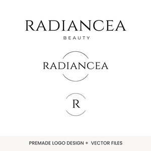 Beauty-Logo, elegantes Logo-Design, vorgefertigtes Logo-Design, Luxus-Beauty-Logo, Minimal-Logo, Kosmetik-Logo, Kosmetikerin-Logo