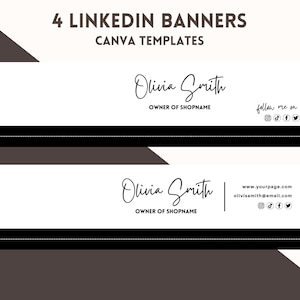 Linkedin Banner, Linkedin Background, Black and White Linkedin Header ...