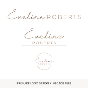 beauty logo, elegant logo design, premade logo design, luxury beauty logo, minimal logo, handwritten logo, signature logo