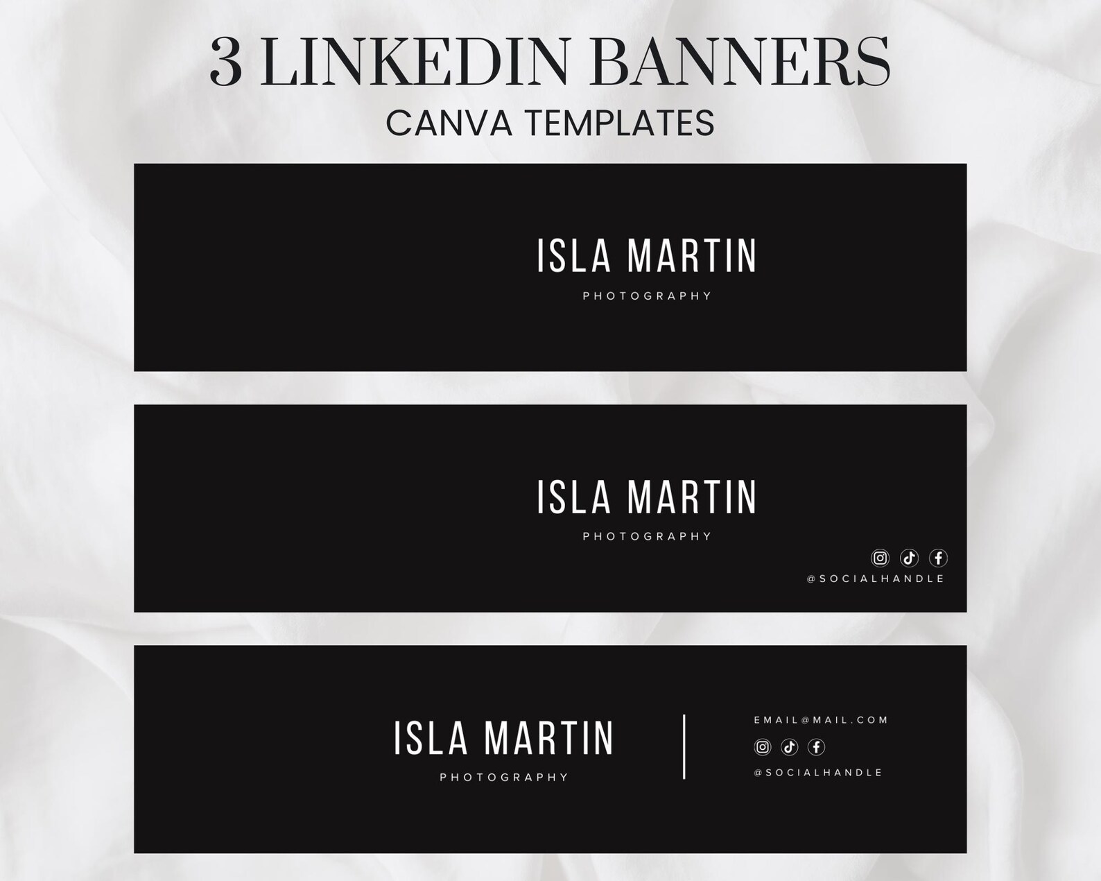 Linkedin Banner, Black Linkedin Background, Linkedin Header, Personal ...