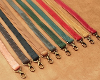 Tracolla in pelle per borsa a tracolla - 11 colori diversi, tracolla personalizzata per donna, tracolla regolabile, regalo per la mamma