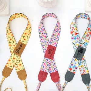 Frauen Kameragurt mit Gravur, Designer Kameragurt Kameragurt, Kamera Zubehör für Mädchen, personalisierte Fotograf Geschenke