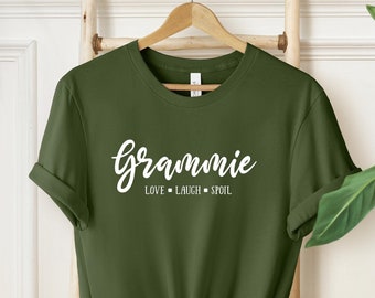 Grammie Tee Shirt, Grandma Shirt, Gift For Grandma, Grandparents Shirt, Grandmother Birthday Gift, Mother&#39;s Day Tee, Comfort Colors®