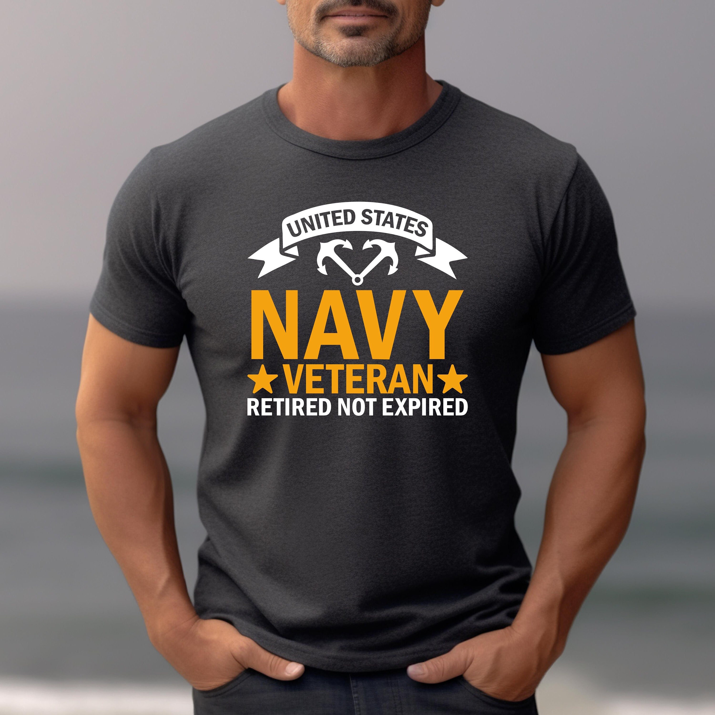 Retired Navy Veteran Tshirt Retired Navy Veteran Tshirt
