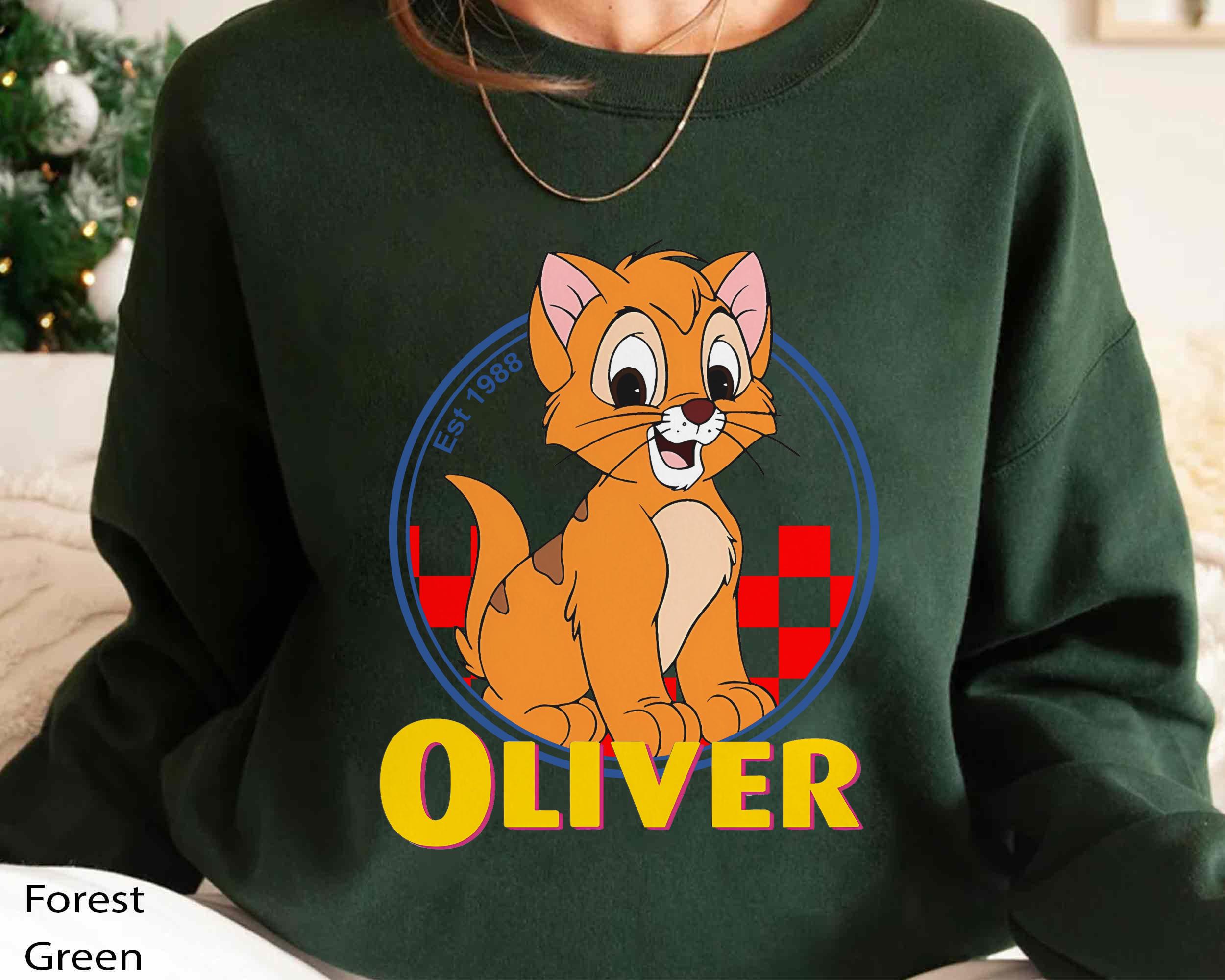 Oliver Est 1988 Checkered Sweatshirt, Oliver and Company Retro Disney Shirt, Disney Cats Shirt, Magic Kingdom, WDW Disneyland Trip 2024 - Etsy Oliver Est 1988 Checkered Sweatshirt, Oliver and Company Retro Disney Shirt, Disney Cats Shirt, Magic Kingdom, WDW Disneyland Trip 2024 - Etsy