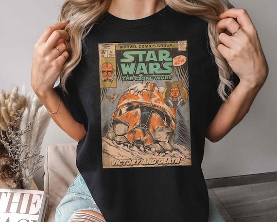 Retro Star Wars Victory and Death Shirt, the Clone Wars T-shirt