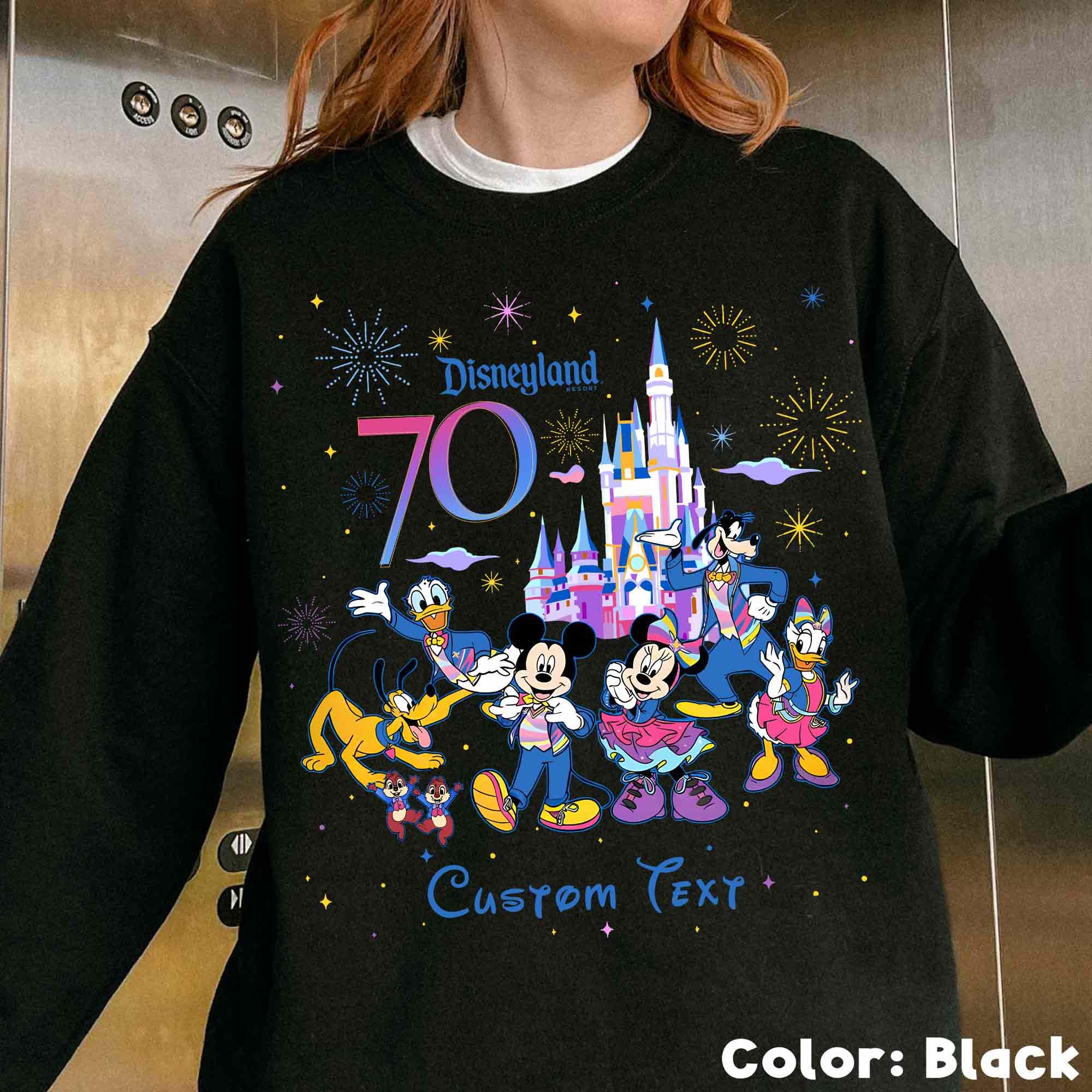 Disneyland 70 Tシャツ Disneyland 70th Anniversary Shirt, Mickey Ears 70 Years of