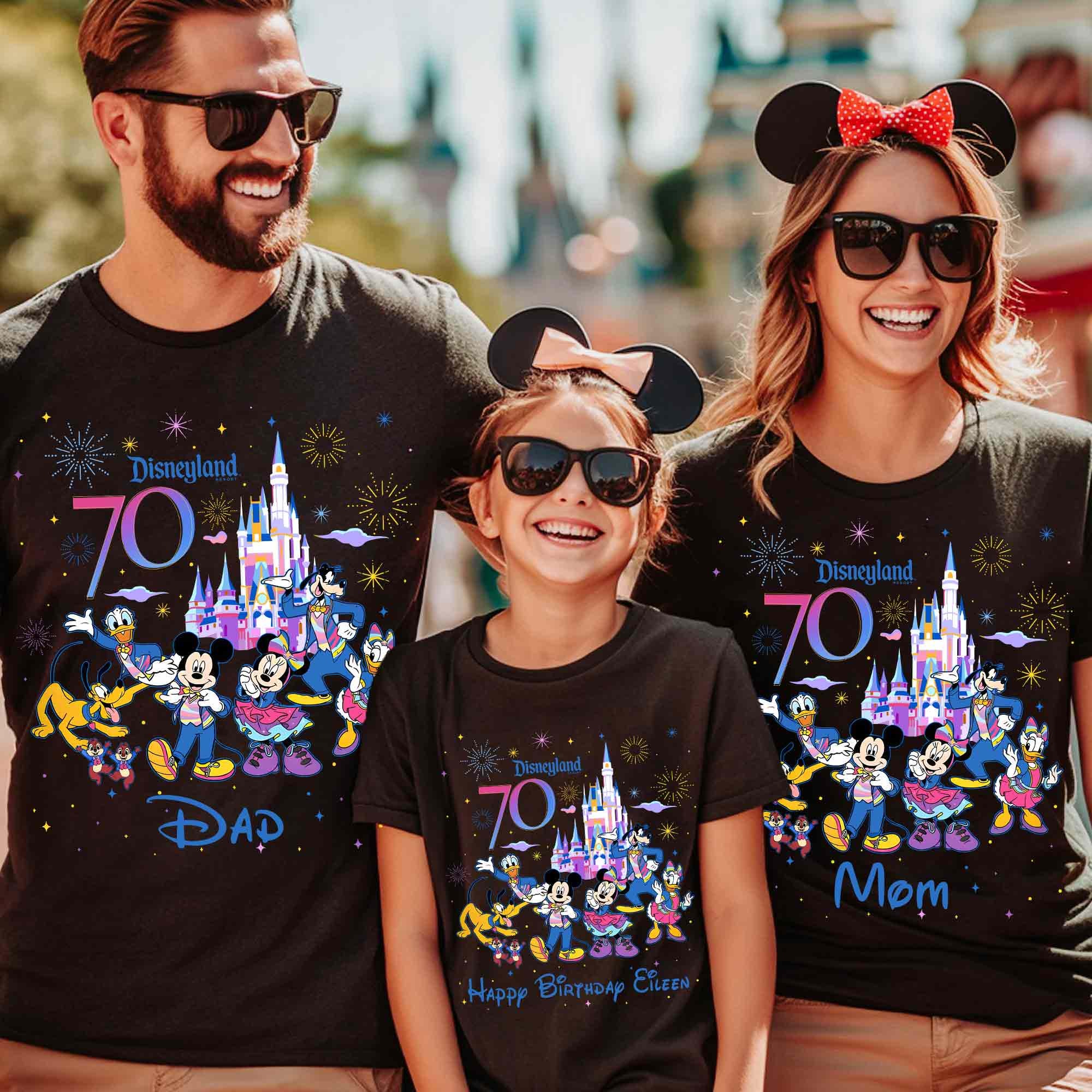 カリフォルニアディズニー70周年Tシャツ ブラック 新品未使用】 カリフォルニアディズニー70周年限定 ミッキーTシャツ M