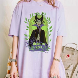 Disney Villains Maleficent Under My Spell T-shirt, Sleeping Beauty Villain Tee, Dark Fairy Graphic Shirt, Disneyland Trip Matching Outfit