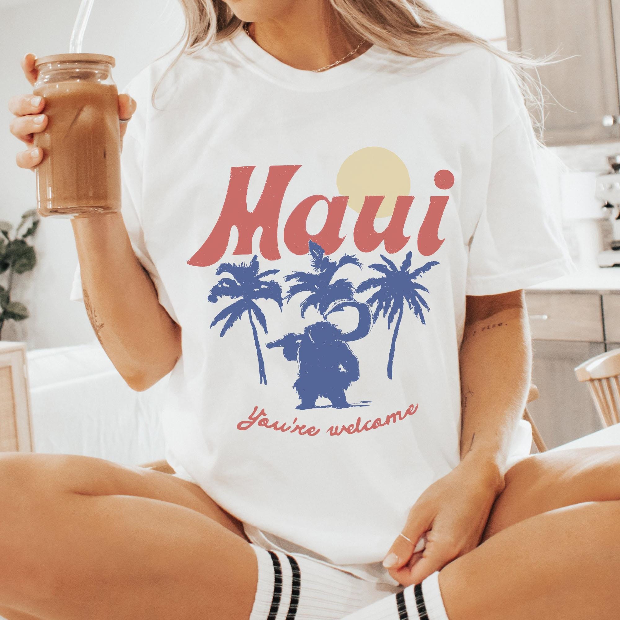 Disney Maui Hawaii Beach You're Welcome Shirt, Disney Moana T-shirt, Disney Summer Vacation Tee, WDW Disneyland Family Trip Matching 2025