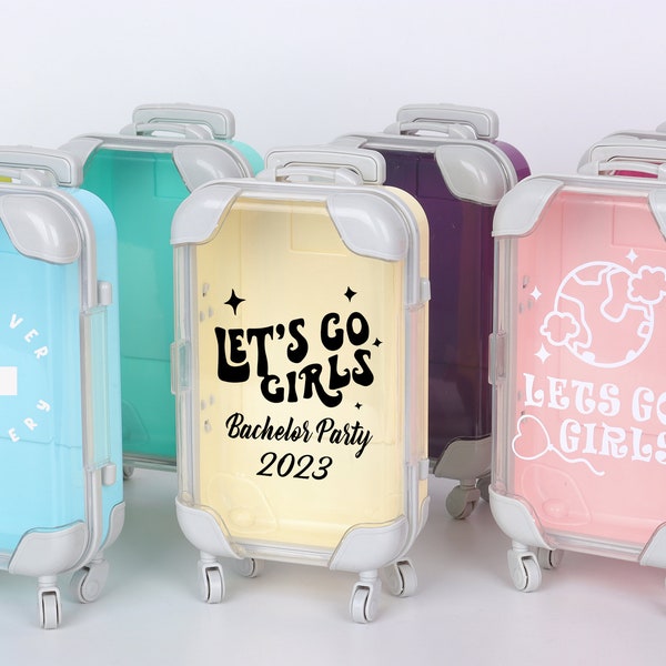 Suitcase Favor Box Etsy