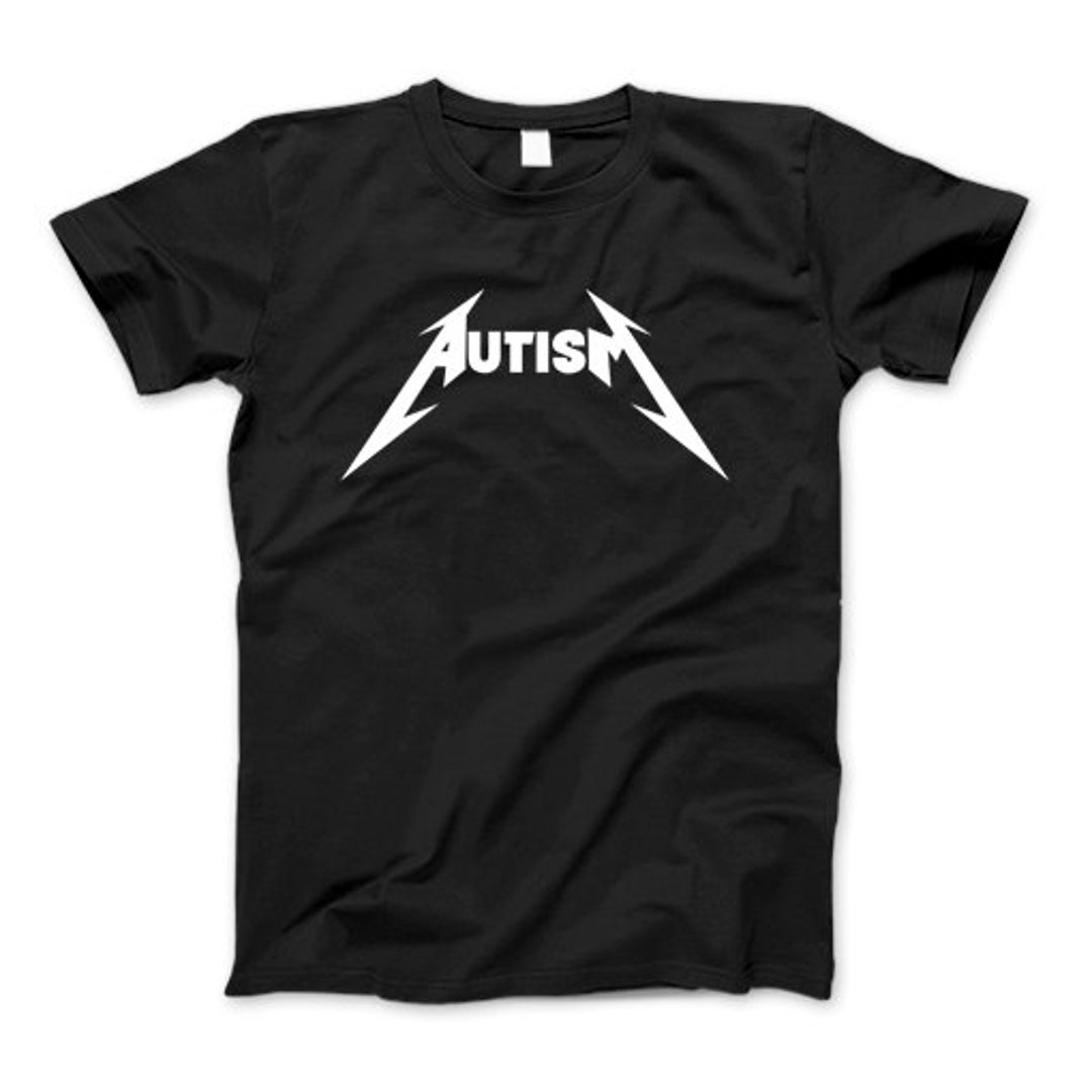 Autism Metallica Tshirt, Autism Awareness Sweatshirt, Autistic Meme Hoodie Sweatshirt for Men