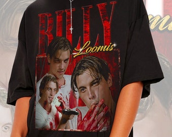 T-shirt Billy Loomis, chemise Scream Billy, chemise Scream Movie, sweat-shirt Scream Movie, chemise Scream rétro, Billy Loomis, chemise BILLY LOOMIS