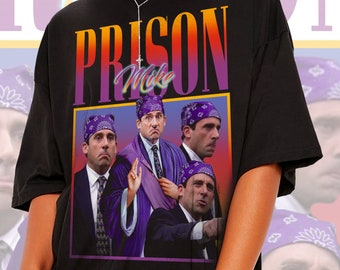 Retro Prison Mike Shirt, The Office Shirt,Michael Scott Shirt,Steve Carell Shirt,Michael Scott Sweatshirt,Michael Scott Gift,The Office Gift