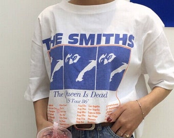 Vintage The Smiths Ästhetik T-Shirt, Retro The Smiths Shirt, The Smiths Shirt 80er Jahre Retro Musical Vintage T-Shirt, Unisex T-Shir