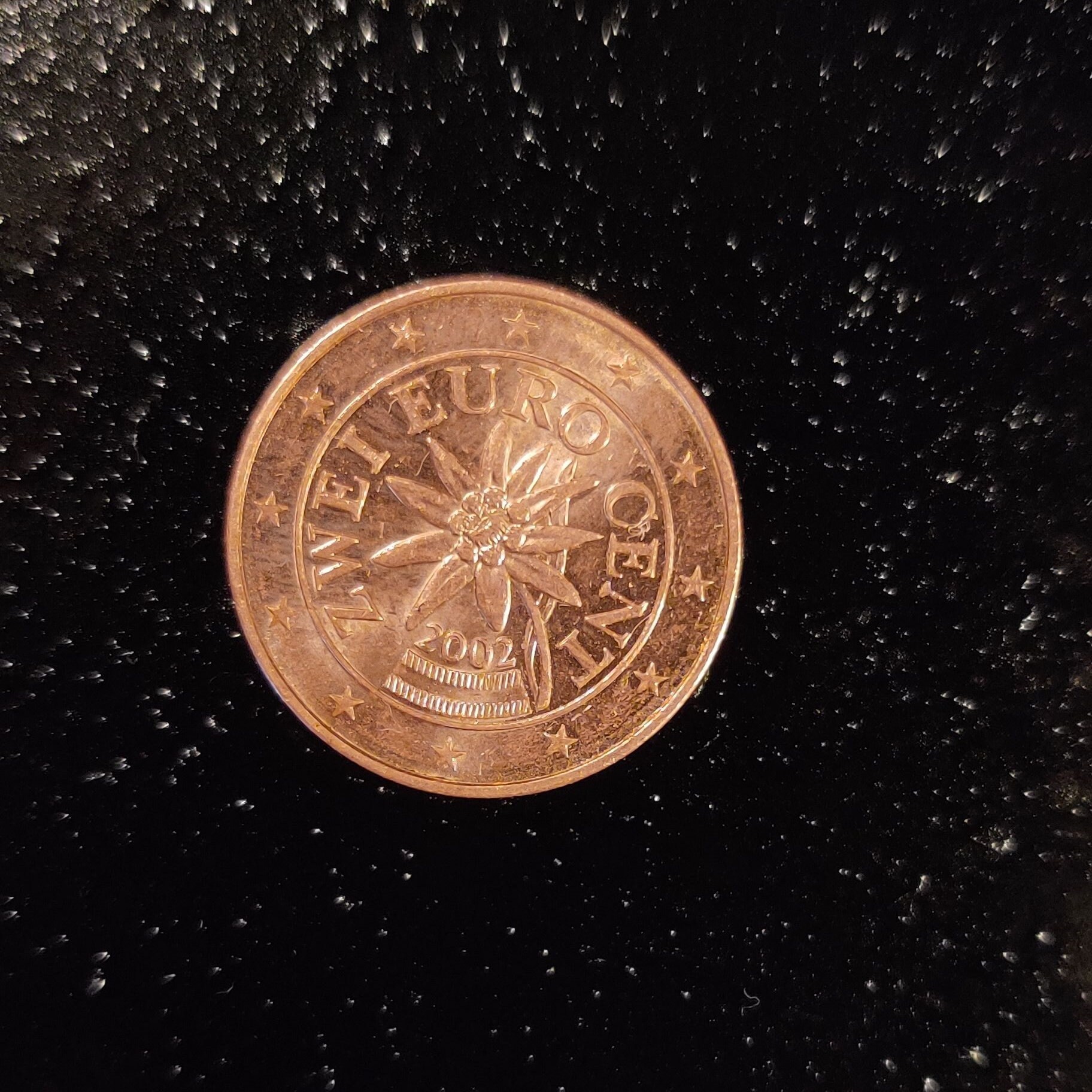 Oesterreichische zwei Cent Münze / Jahr 2002 Etsy.de