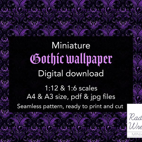 Gothic Wallpaper - Etsy UK