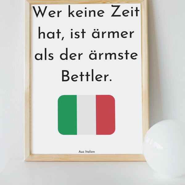 Digital Download "Weisheit aus Italien": Italian Wisdom Collection | Inspirational Sayings Proverbs Personal Growth and Cultural Enrichment