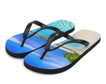 Flip Flops: Prepare for a Colorful Summer with Customizable Design | Comfortable fabric lining | Perfect for Beach, Pool, and Vacation!
