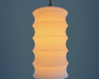 Moderne hanglamp Shade Leo als entree- en woonkamerschaduw voor minimalistische huizen - Golvende verlichtingskap - Design lampenkap uit het midden van de eeuw