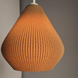Minimal Lampshade Aero - 3D printed Contemporary Lampshade, Mid Century Home Decor Lighting Accessory, Mushroom Lamp shade