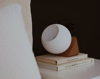 Table Lamp Simple Scandinavian Style - Desk Lamp for Modern Home - Minimalist Night Lamp - Bedside Lamp for Minimalistic Homes