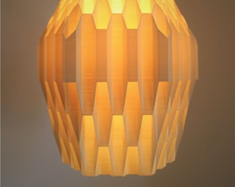 Bee Lampshade - Modern Contemporary Lampshade - Mid Century Lampshade Decor - Handmade Home Decor Lampshade