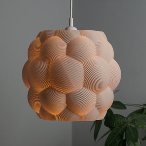 Wavy Pendant Lampshade - Contemporary Lampshade - Accent Lampshade - Modern Home Lighting - Entryway Lamp shade
