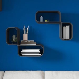 3D Printed Floating Wall Shelf: Modern Scandinavian Home Decor