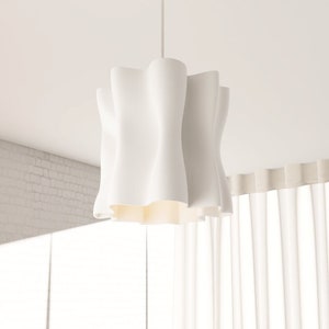Contemporary Cloth Lampshade - Mid Century Modern Design - Organic Lampshade - Home Decor Lampshade