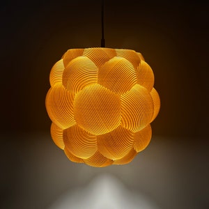 Wavy Pendant Lampshade - Contemporary Lampshade - Accent Lampshade - Modern Home Lighting - Entryway Lamp shade
