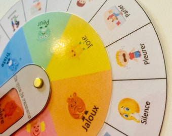 DIGITAL emotion wheel for children/understanding your emotions becomes child's play!