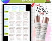 Editable Lip Balm Label Template: Custom Branding (Canva)
