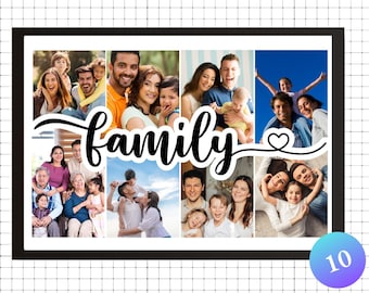 Custom Photo Collage Template
