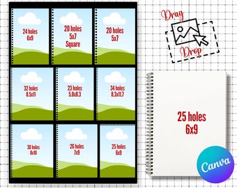 DIY Spiral Notebook Cover Template: Back To School (Canva Editable, Digital Download)
